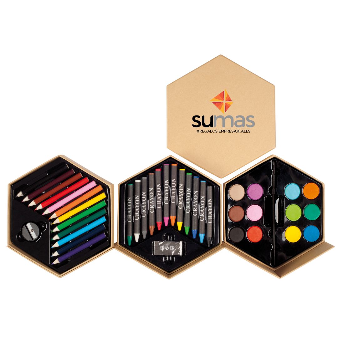 SET DE PINTURAS HEXÁGONO