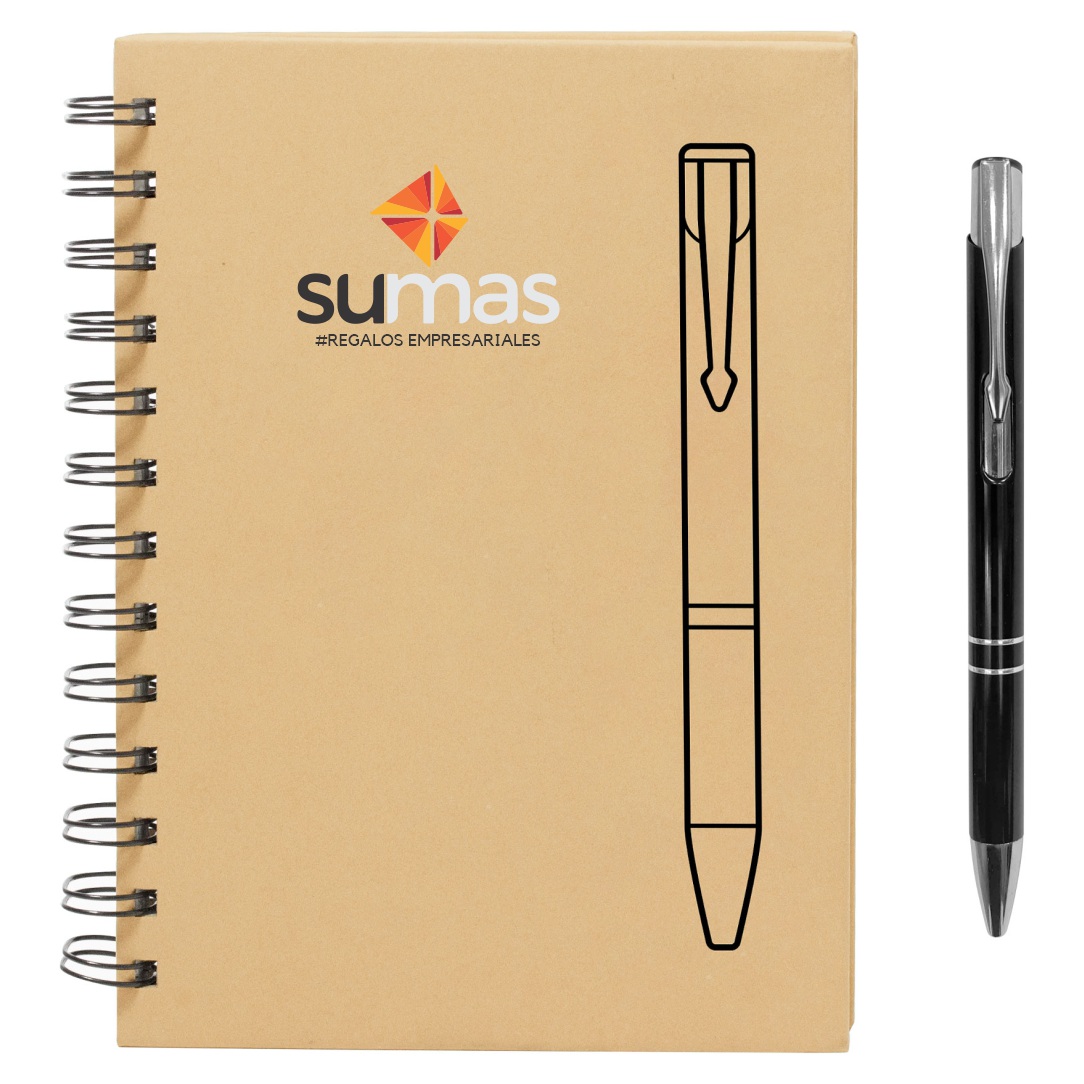 Set de libreta y bolígrafo "MAGIC"